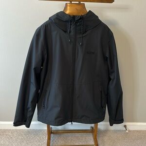 Barbour black rain jacket